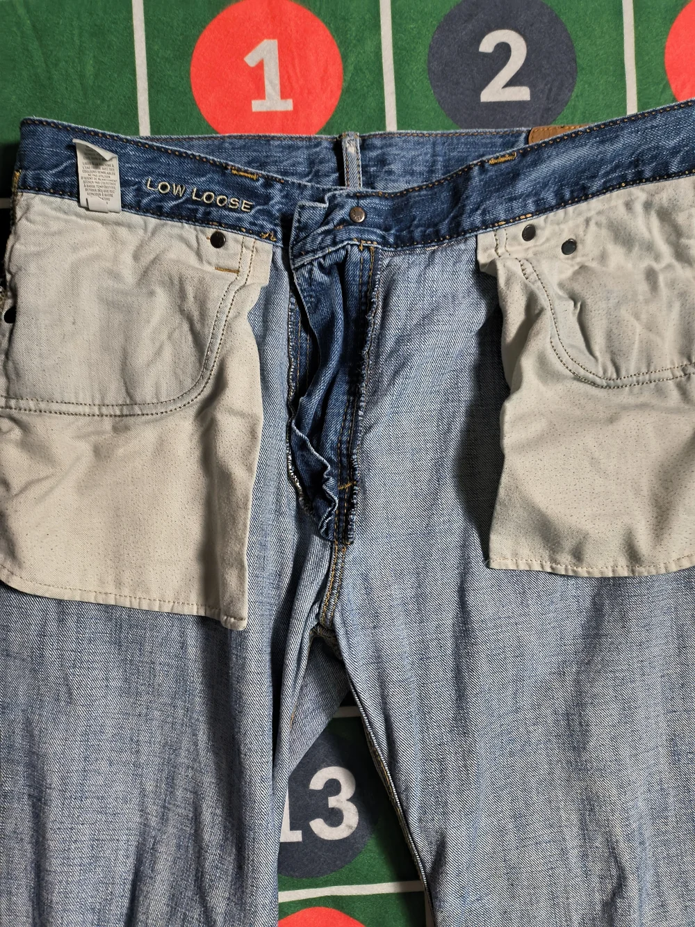 American Eagle Low Loose Jeans 32x29 Baggy Boyfriend Denim Tagged 32x32